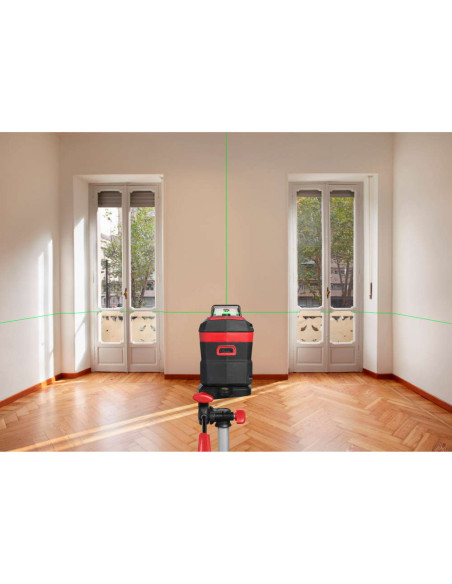 SKIL 1961 DA Nivela laser cu linie în cruce 360 grade, lumina verde, raza actiune 30m, Accu Li-Ion, include incarcator micro USB