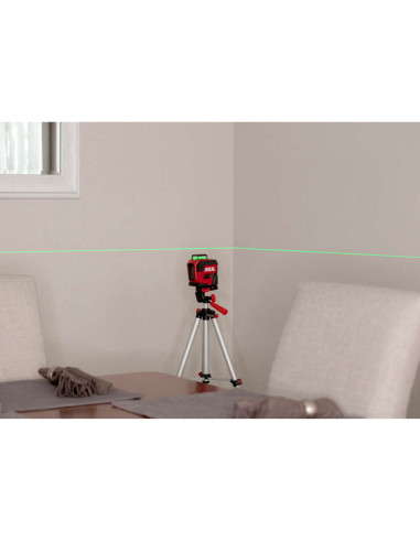 SKIL 1961 DA Nivela laser cu linie în cruce 360 grade, lumina verde, raza actiune 30m, Accu Li-Ion, include incarcator micro USB