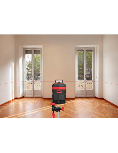 SKIL 1960 DA Nivela laser cu linie în cruce 360 garde, lumina rosie, raza actiune 20m, Accu Li-Ion, include incarcator micro USB