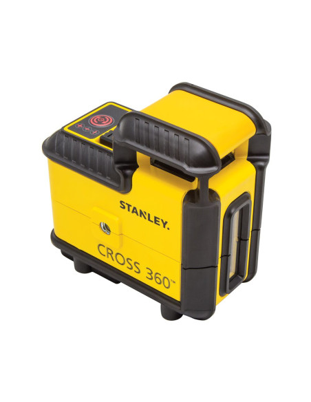 Stanley STHT77640-1, nivela laser cross 360 grade, cu linie in cruce, lumina rosie, prindere trepied, Quicklink, raza actiune 20