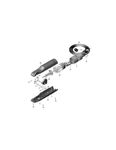Proxxon 28650.17-Piesa de schimb, placa electronica