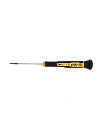 Felo 24020160, Surubelnita de precizie cu varf drept 2.0x0.4x60mm