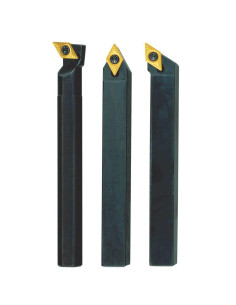 Set de 3 cutite strung cu placute amovibile, Proxxon 24556, 10x10x90