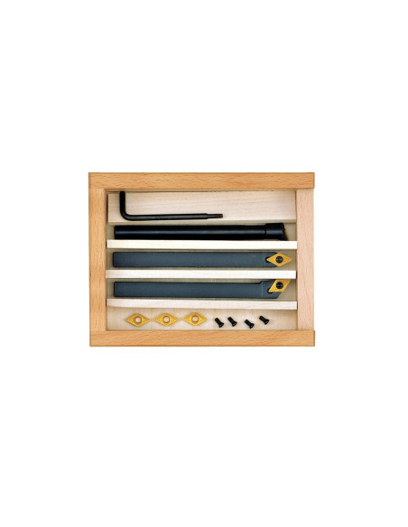 Set de 3 cutite strung cu placute amovibile, Proxxon 24556, 10x10x90