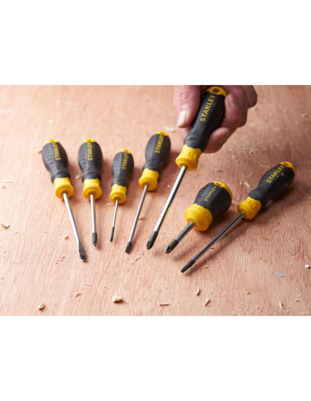 Stanley STHT16180-0, surubelnita Cushion Grip cu varf TORX TTX25 si lungimea tijei de 100mm, TTX25x100