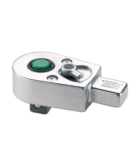 Cap clichet cheie dinamometrica, Stahlwille 725QR5, 30 dinti, max 100Nm, prindere 9x12 mm, patrat 3/8"