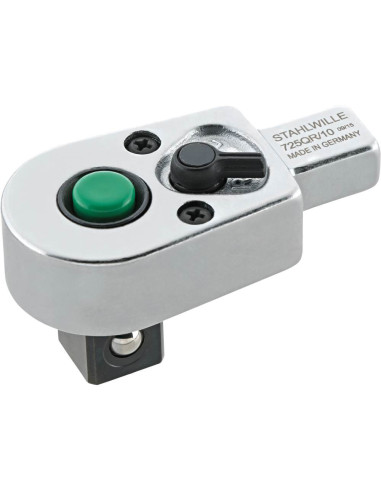 Cap clichet cheie dinamometrica, Stahlwille 725QR, 30 dinti, max 100Nm, prindere 9x12 mm, patrat 1/2"