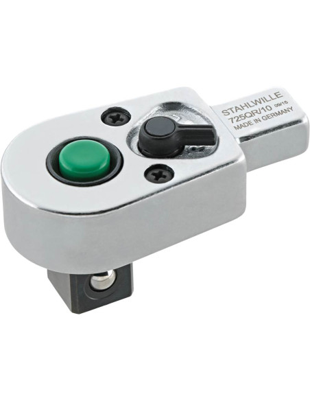 Cap clichet cheie dinamometrica, Stahlwille 725QR, 30 dinti, max 100Nm, prindere 9x12 mm, patrat 1/2"