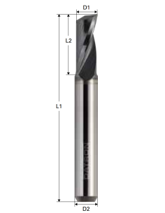 Freza cu 1 canelura, Alcrona, Datron 0068935E, 5.0x6.0mm 2