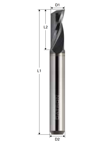 Freza cu 1 canelura, Alcrona, Datron 0068930E, 3.0x6.0mm
