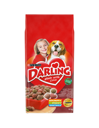 Hrana uscata pentru caini Vita si Legume 15 Kg Darling