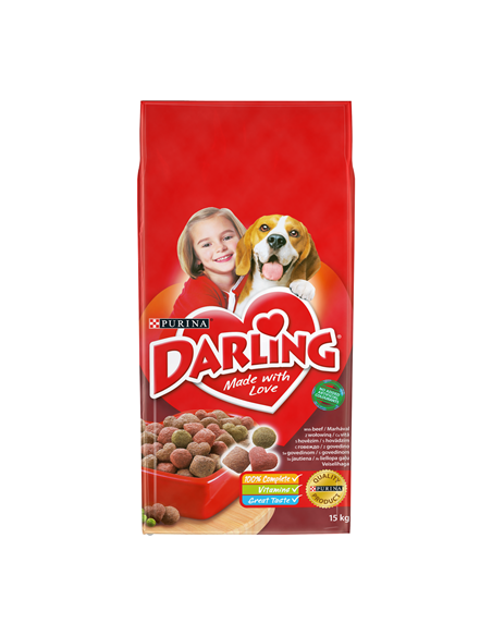 Hrana uscata pentru caini Vita si Legume 15 Kg Darling