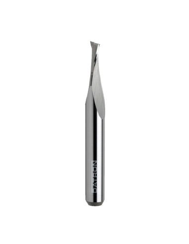 Freza cu 2 caneluri, HSC+, pt. plastic, Datron 0068824, 2.4x6.0x3.175mm