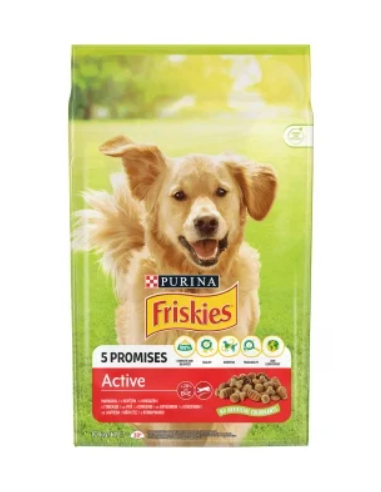 Hrana uscata pentru caini Friskies Active vita 15 kg