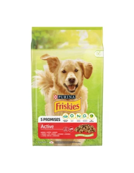 Hrana uscata pentru caini Friskies Active vita 15 kg
