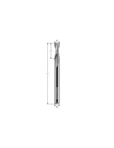 Freza cu 2 caneluri, Datron 0068030L, 3.0x12.0x3.0mm 2