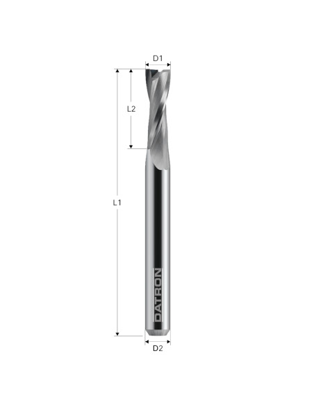Freza cu 2 caneluri, HSC Fire, Datron 0068870, 10.0x22.0x10.0mm