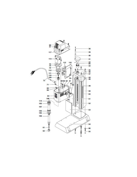 Proxxon 27110.56-Piesa de schimb, ventilator