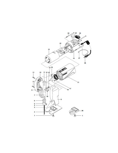 Proxxon, 28534.22-Piesa de schimb, electronica