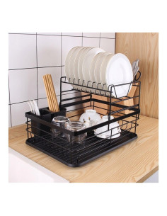 Scurgator de vase modern, cu doua niveluri, metal negru, JollyMag, SU04CZ 2