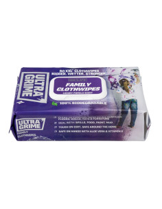Servetele umede UltraGrime Family, 38 cm x 25 cm, 80 de bucati reciclabile