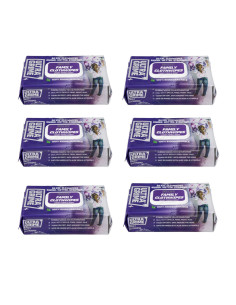 Set 6 pachete de servetele umede UltraGrime Family, 38 cm x 25 cm, 480 de bucati biodegradabile