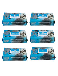 Set 6 pachete de servetele umede UltraGrime Pet-Care, 38 cm x 25 cm, 480 de bucati