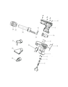 Proxxon 27130.25-Piesa de schimb, duza deflector 2
