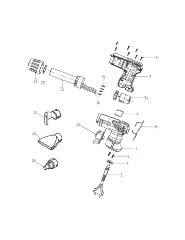 Proxxon 27130.09-Piesa de schimb, carlig