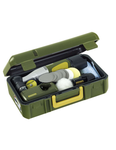 Proxxon 29835, Masina de lustruit cu excentric cu acumulator EP/A, 1100 - 2600 rpm, + 1x Acuu, incarcator, geanta si accesorii