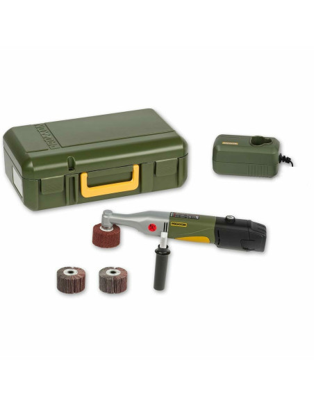 Proxxon 29825, Masina de slefuit cu cilindru cu acumulator WAS/A, 1100-2800 rpm, + 1x Acuu, incarcator, geanta si accesorii