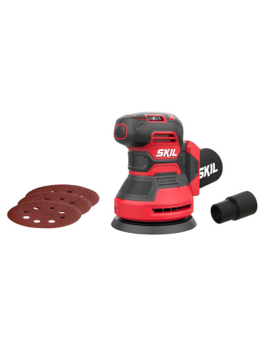 SKIL 3745 CA, Slefuitor cu excentric cu acumulator (doar corpul) SR1E3745CA, 7000-11000 rpm, + accesorii