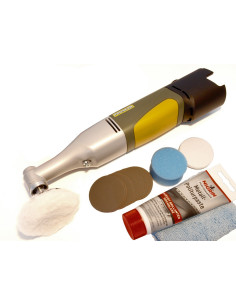 Proxxon 29822, Masina de lustruit cu gat lung cu acumulator WP/A (doar corpul), 1100-2800 rpm, + accesorii