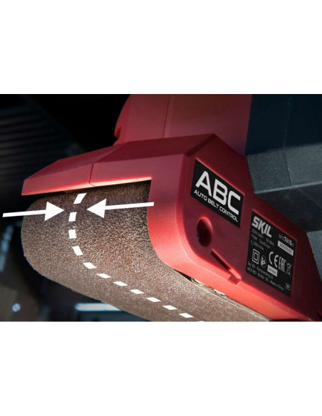 SKIL 7615 AB, Slefuitor cu banda SR1E7615AB, 710W, 330 m/min, + accesorii