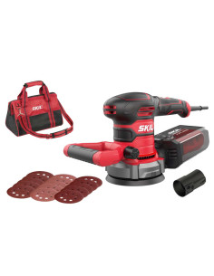 SKIL 7480 DA, Slefuitor cu zgomot si vibratii reduse SR1E7480DA, 400W, + geanta si accesorii