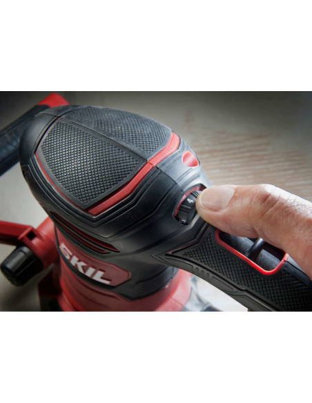 SKIL 7480 DA, Slefuitor cu zgomot si vibratii reduse SR1E7480DA, 400W, + geanta si accesorii