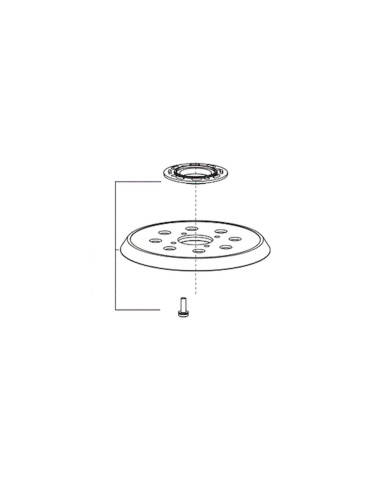 SKIL 2826632001, Kit placa de baza pentru slefuitoarele 7480 si 3745
