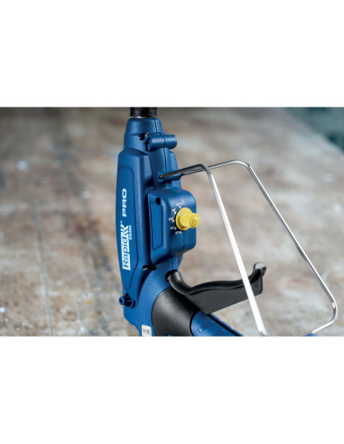 Rapid 5000328, Pistol industrial GlueGun PRO EG360, albastru, max 300W, debit 1800g/h, 120 - 230°C reglabila, duze detasabile, f