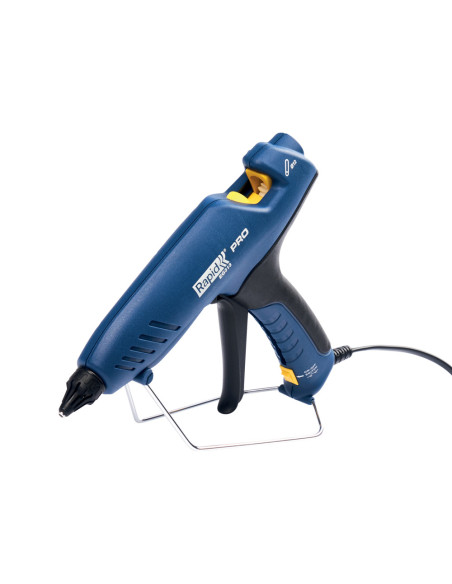 Rapid 5001490, Pistol profesional GlueGun PRO EG313, albastru, max 100W, debit 900g/h, 195°C, functional cu batoane de 12 mm