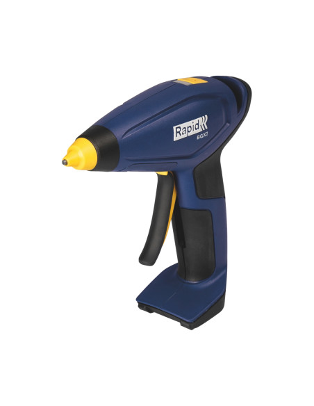 Rapid 5001401, Pistol de lipit cu acumulator GlueGun Rapid BGX7, albastru, debit 150g/h, 170°C, functional cu batoane de 7 mm