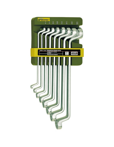 Set 8 chei inelare cu cot Slim - Line, Proxxon 23810