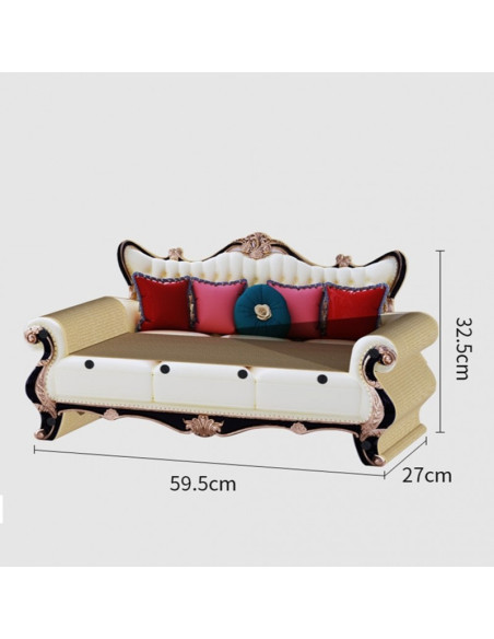 Canapea tip culcus pentru pisici, cu loc de zgariat si jucat, JollyMag, KOT19, 60x27x33 cm