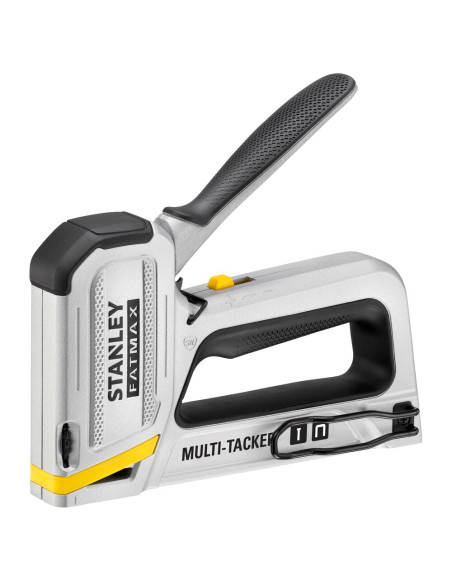 Stanley FMHT70250-0, capsator din aluminiu, FatMax 2 in 1 Multi Tracker, functioneaza cu capse tip G si cuie tip J