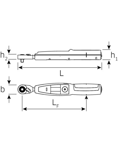 Cheie dinamometrica digitala Stahlwille Sensotork 701/2, 1/4", 1-20Nm, fara bateie