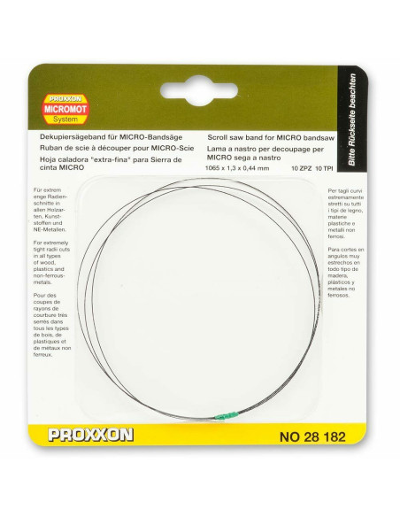 Panza ingusta (1,3mm), 10TPI, pentru MBS 240/E, Proxxon 28182