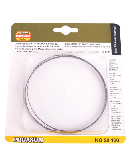 Panza ingusta pentru MBS 240/E, Proxxon 28180, 14TPI
