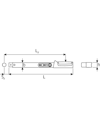 Cheie dinamometrica manoskop 730/5, 6–50 Nm