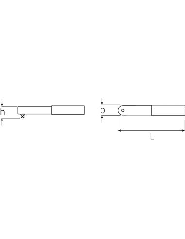 Cheie dinamometrica manoskop, cu clichet fix, 1,5–12,5 Nm