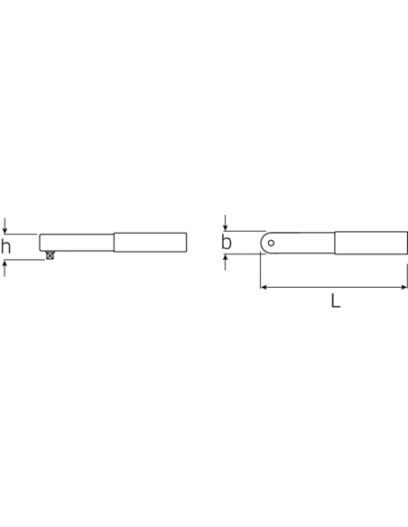 Cheie dinamometrica manoskop, cu clichet fix, 1,5–12,5 Nm