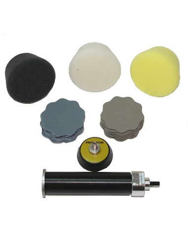 Set profesional pentru slefuire si lustruire, Proxxon 29070